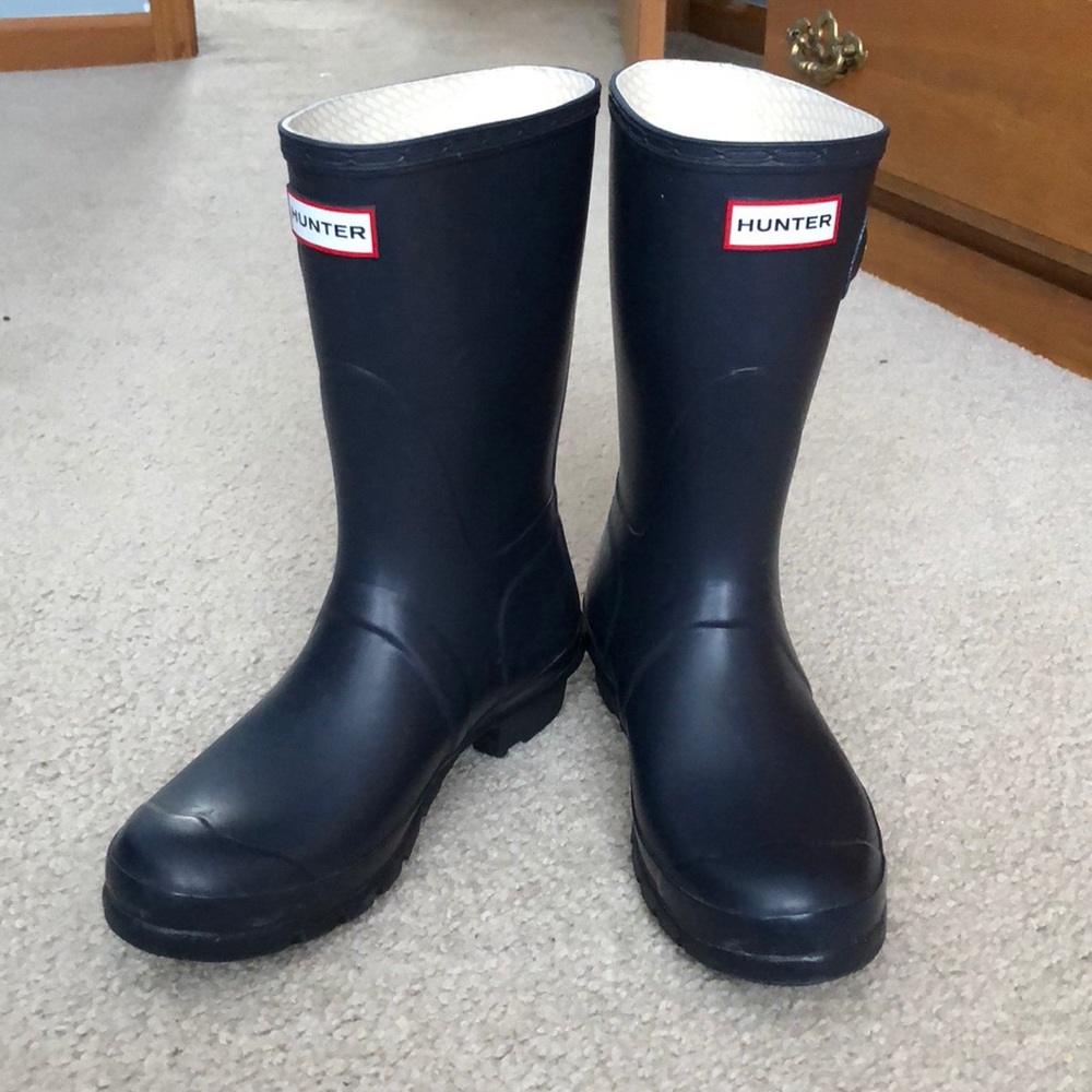 Navy Hunter Boots